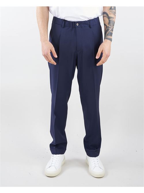 Virgin wool trousers with elastic waistband Quattro Decimi QUATTRO DECIMI | Pants | ISOLAS32310891